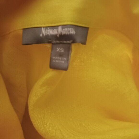 Neiman Marcus Linen Shirt xs - Picture 3 of 3